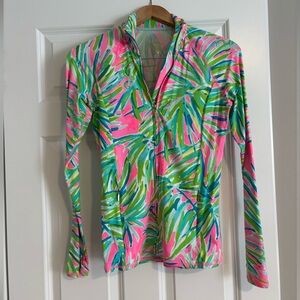 Lilly Pulitzer Luxletic Pastel Palm Top